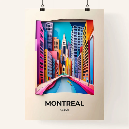 Vivid Montreal, Canada, Colorful Poster
