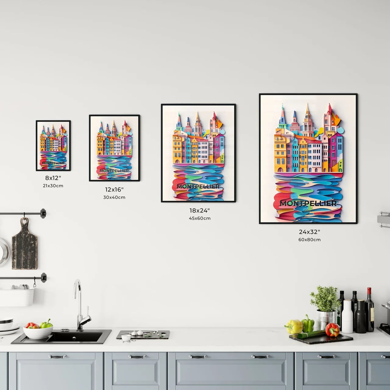 Vivid Montpellier, France, Kitchen Art