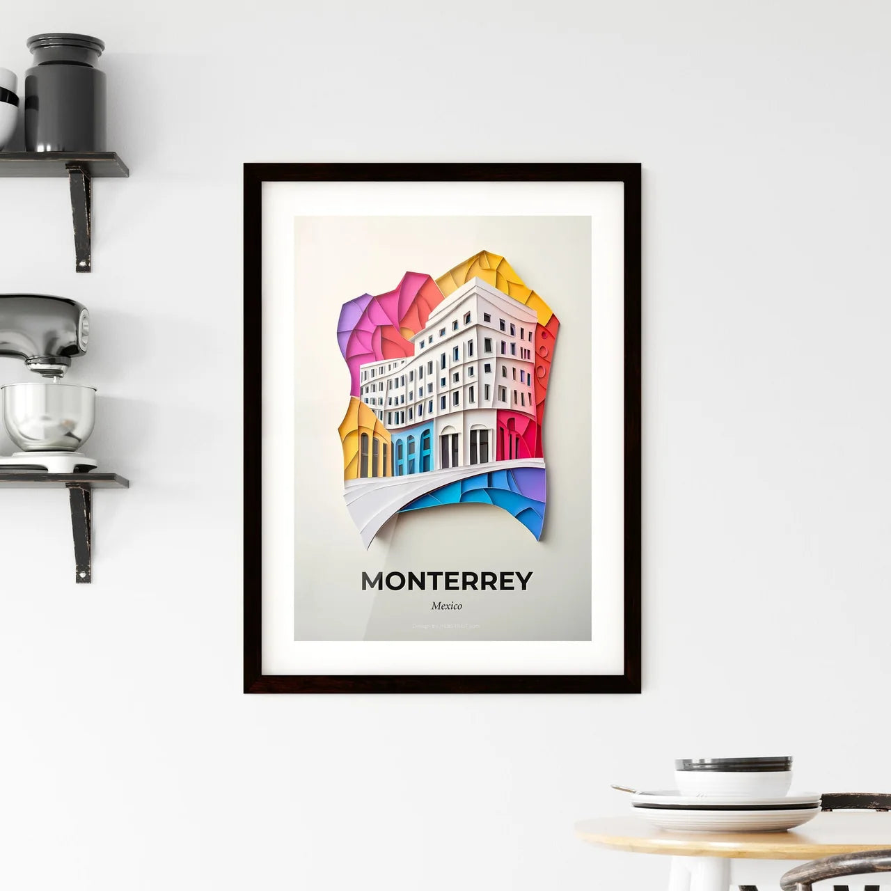Vivid Monterrey, Mexico, Framed Wall Art