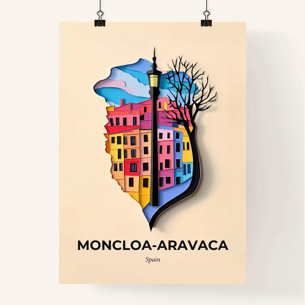 Vivid Monclo, Colorful Poster