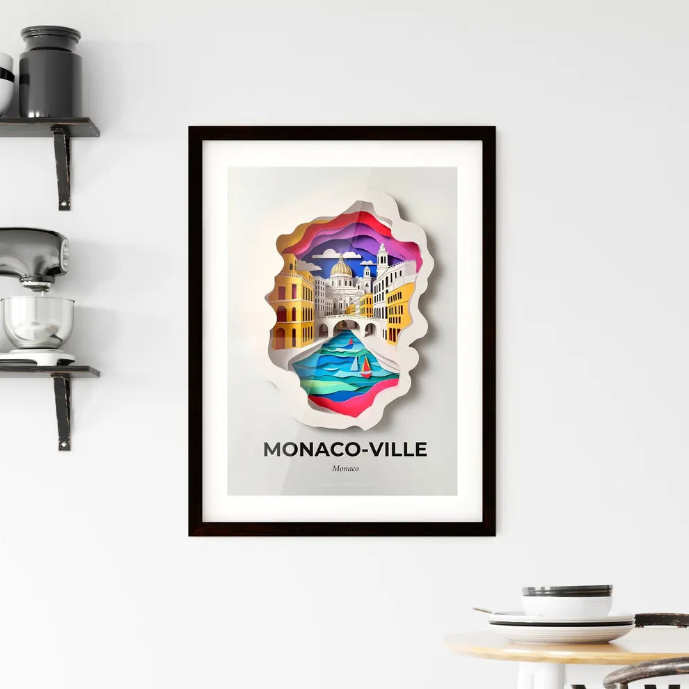 Vivid Monac, Framed Wall Art