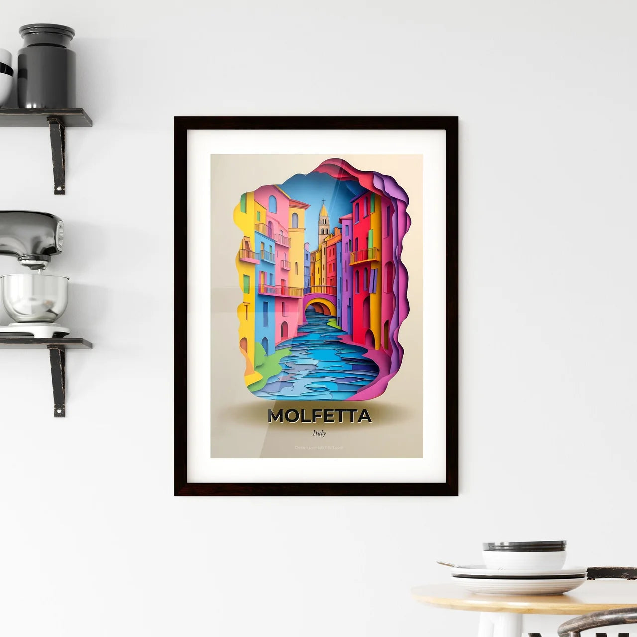 Vivid Molfetta, Italy, Framed Wall Art
