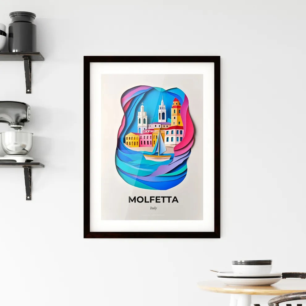 Vivid Molfetta, Italy, Framed Wall Art