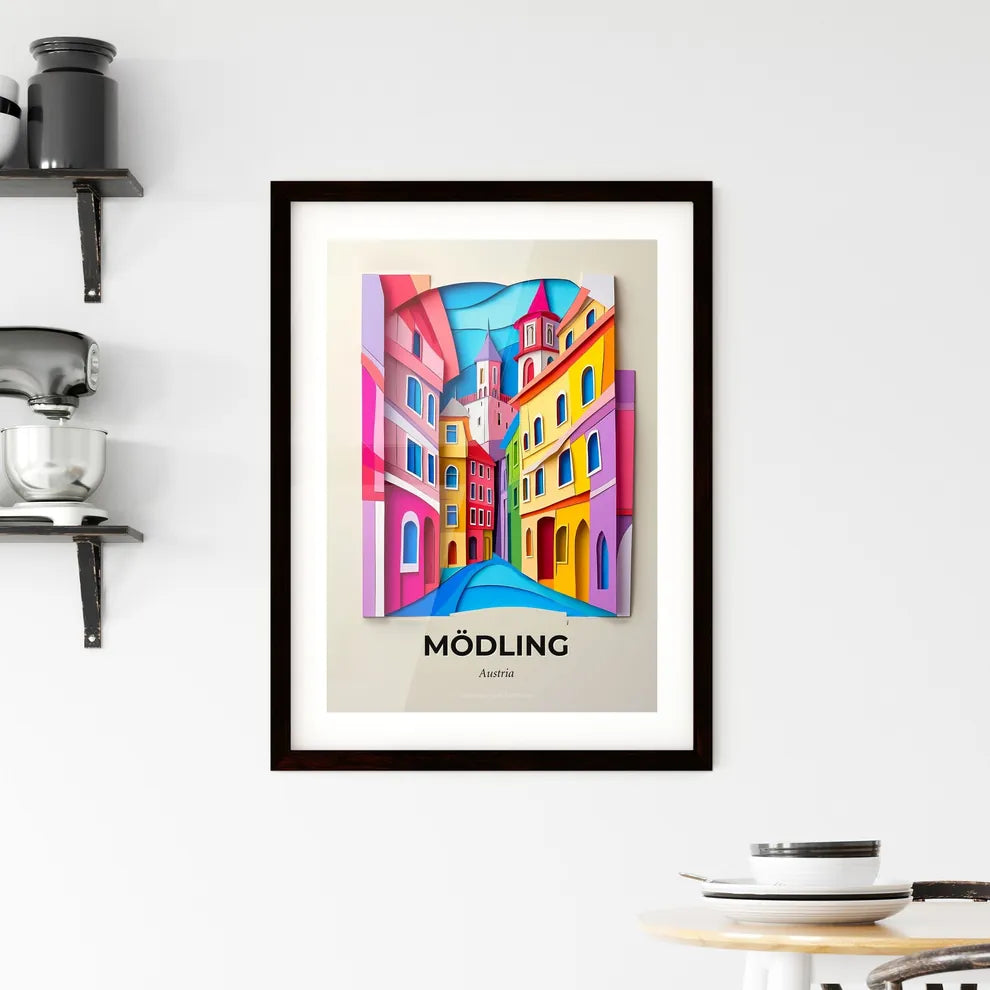 Vivid Mödling, Austria, Framed Wall Art