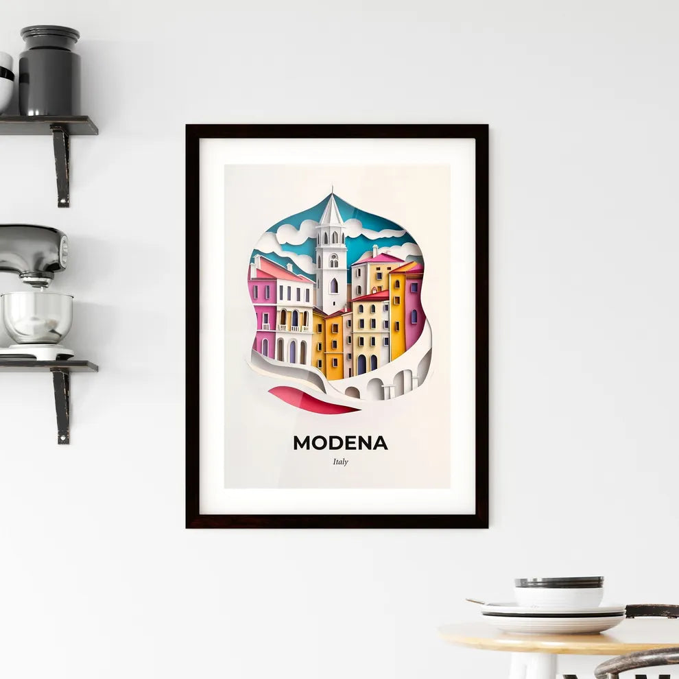 Vivid Modena, Italy, Framed Wall Art
