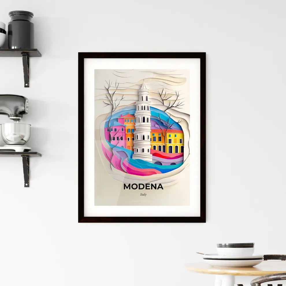 Vivid Modena, Italy, Framed Wall Art