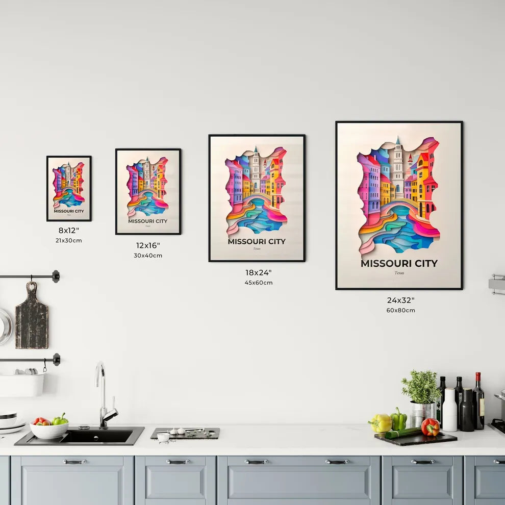 Vivid Missouri City, Texas, Kitchen Art