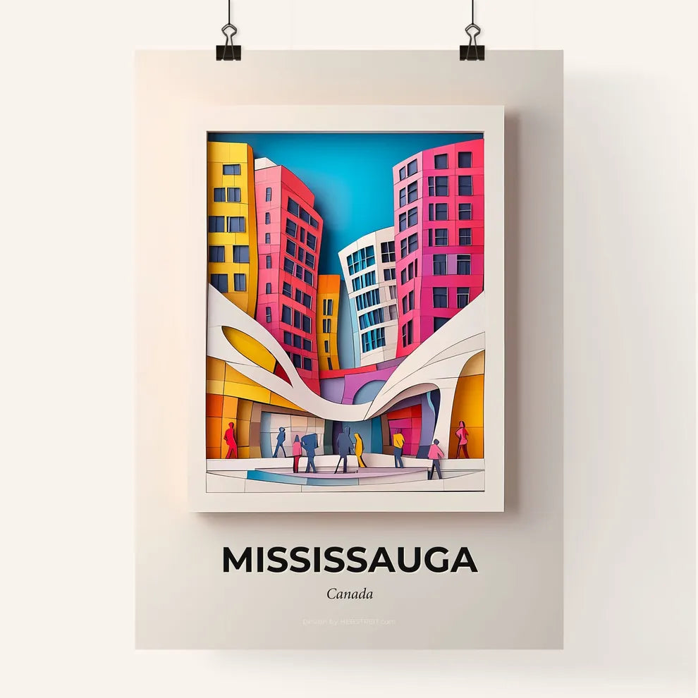 Vivid Mississauga, Canada, Colorful Poster
