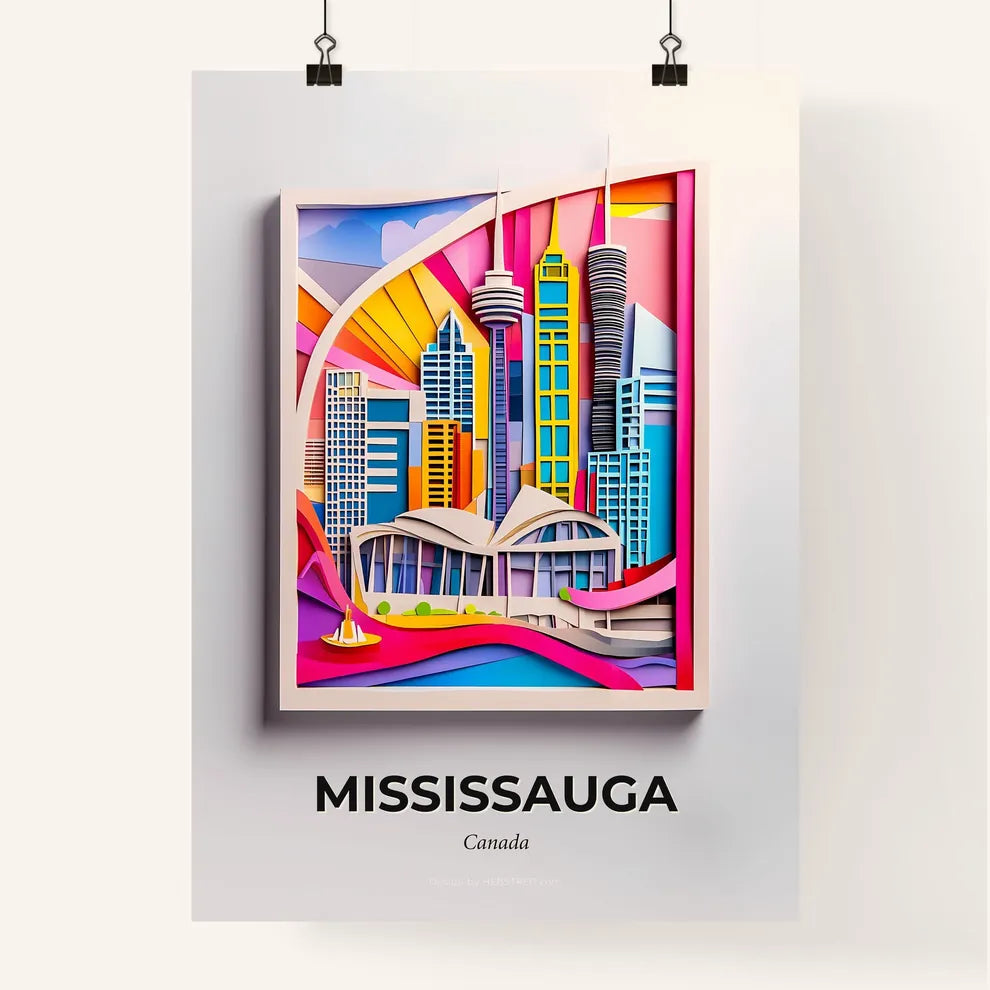 Vivid Mississauga, Canada, Colorful Poster