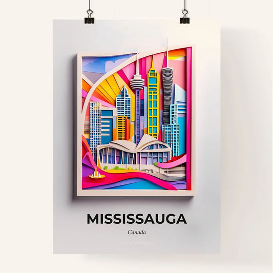 Vivid Mississauga, Canada, Colorful Poster