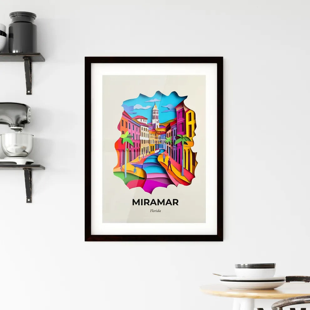 Vivid Miramar, Florida, Framed Wall Art