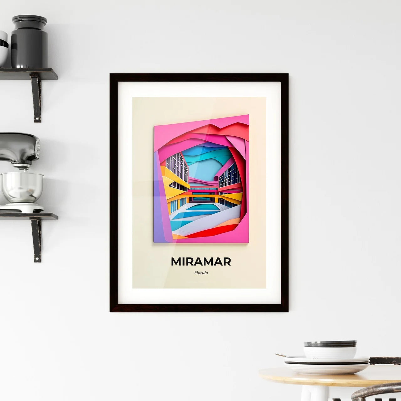 Vivid Miramar, Florida, Framed Wall Art