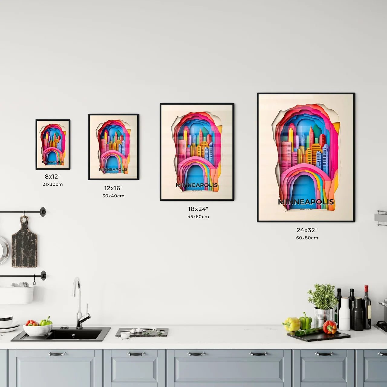 Vivid Minneapolis, Minnesota, Kitchen Art