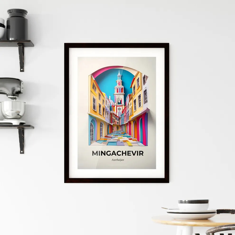 Vivid Mingachevir, Azerbaijan, Framed Wall Art