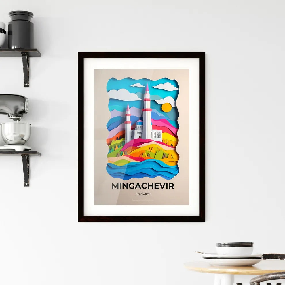 Vivid Mingachevir, Azerbaijan, Framed Wall Art