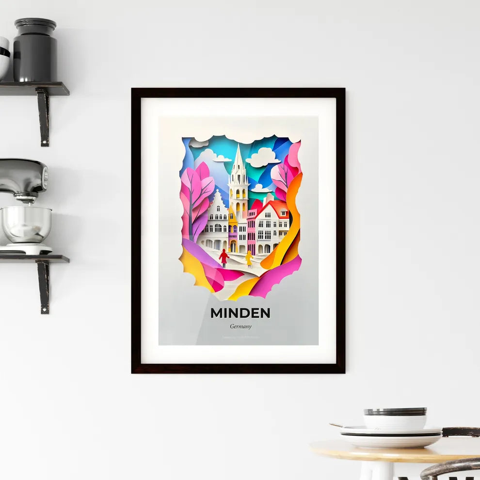 Vivid Minden, Germany, Framed Wall Art