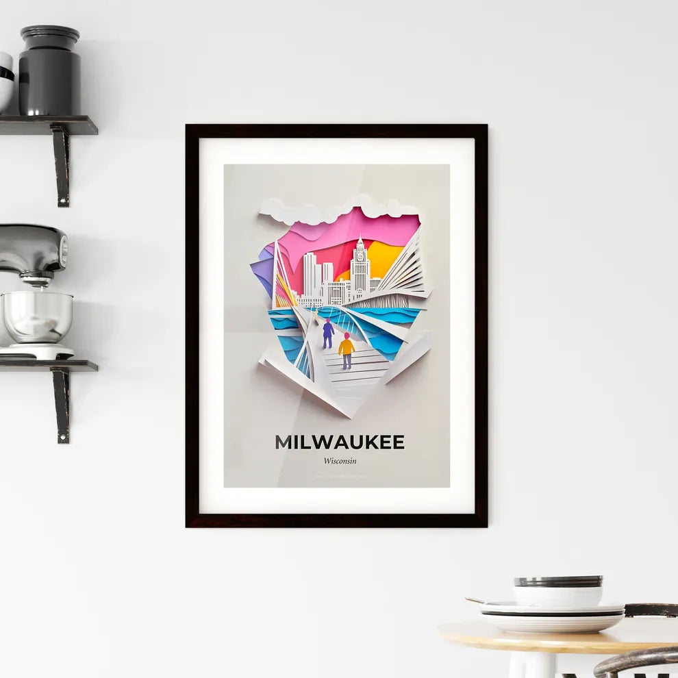 Vivid Milwaukee, Wisconsin, Framed Wall Art