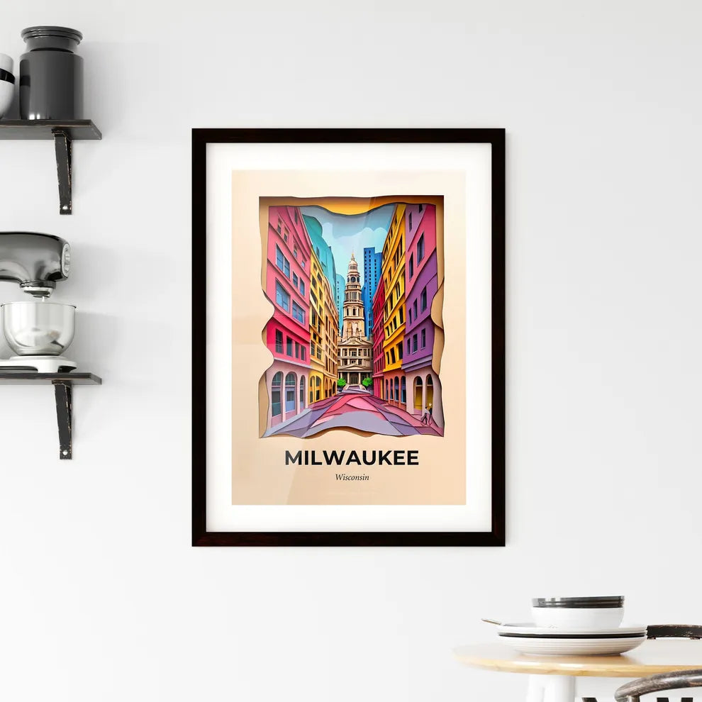 Vivid Milwaukee, Wisconsin, Framed Wall Art