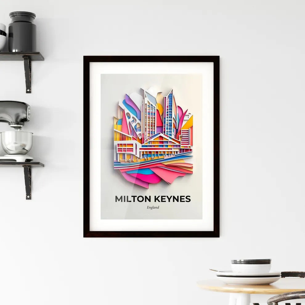 Vivid Milton Keynes, England, Framed Wall Art