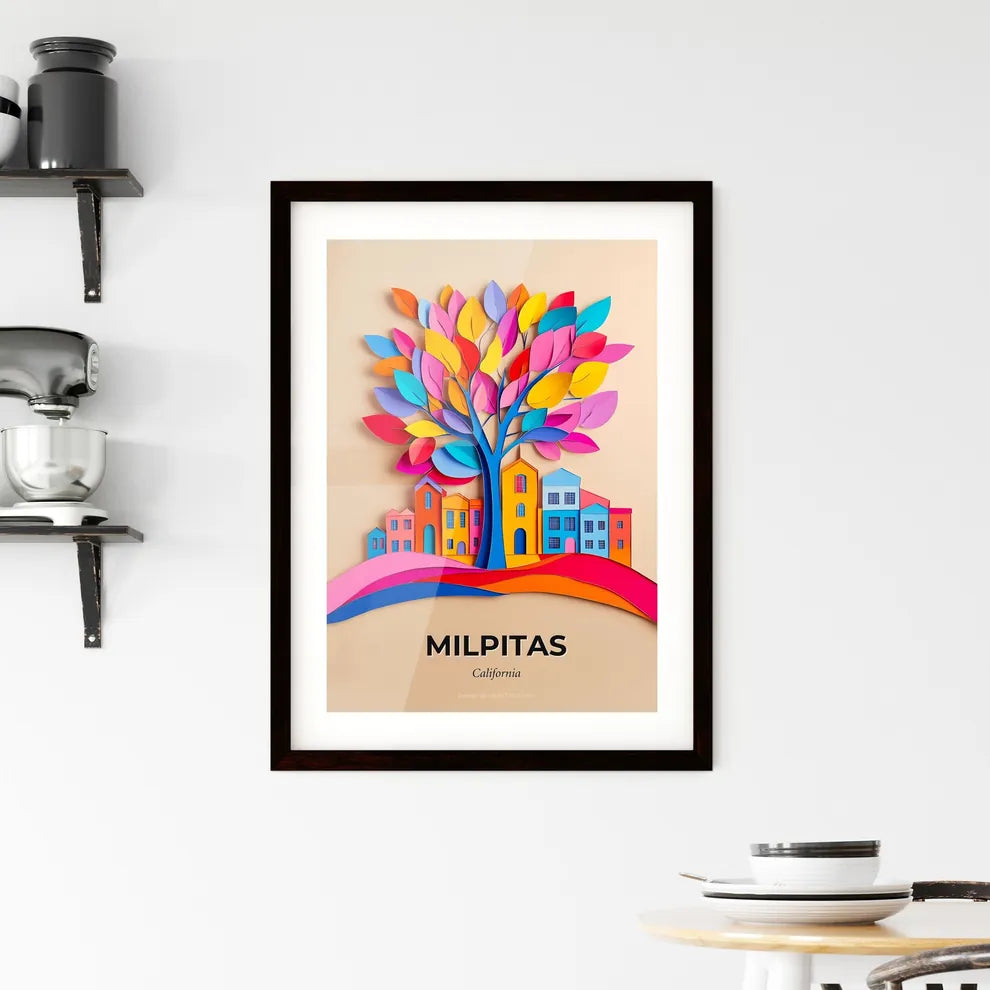 Vivid Milpitas, California, Framed Wall Art