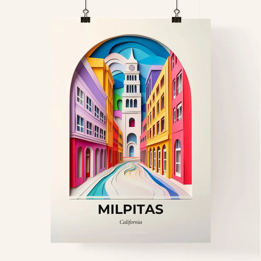 Vivid Milpitas, California, Colorful Poster