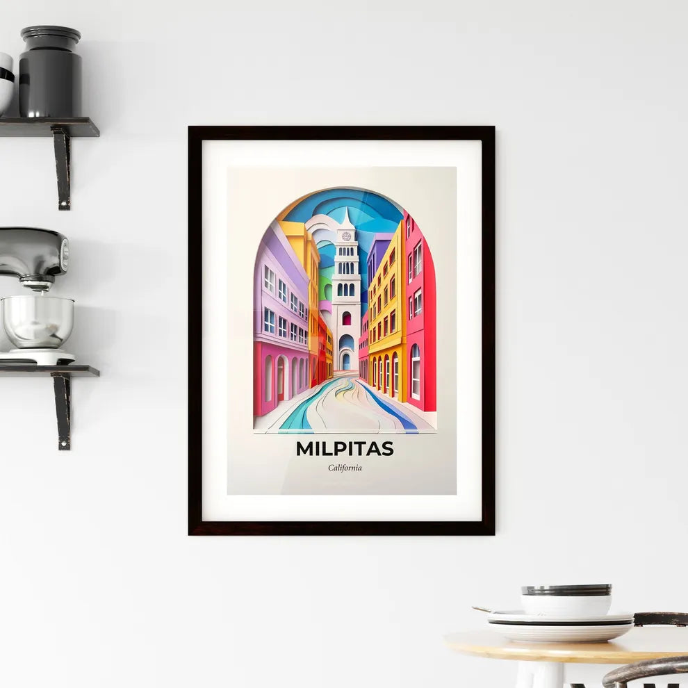 Vivid Milpitas, California, Framed Wall Art