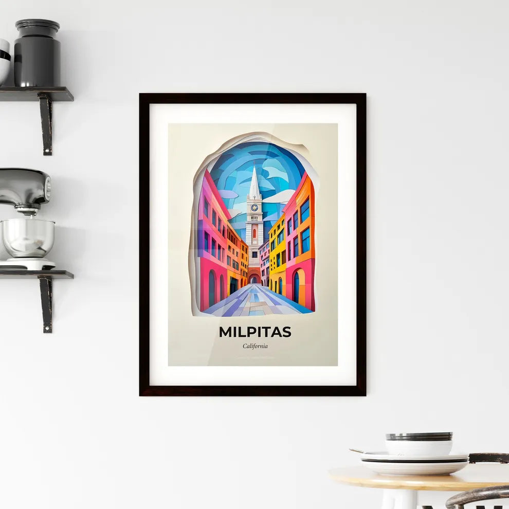 Vivid Milpitas, California, Framed Wall Art