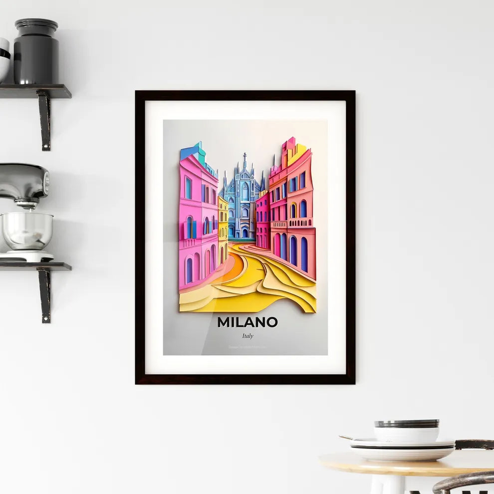 Vivid Milan, Italy, Framed Wall Art
