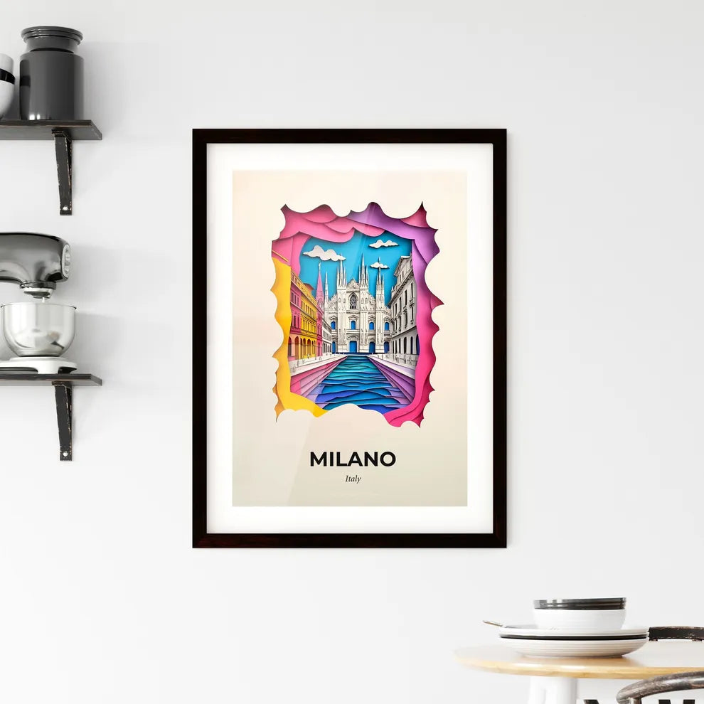 Vivid Milan, Italy, Framed Wall Art