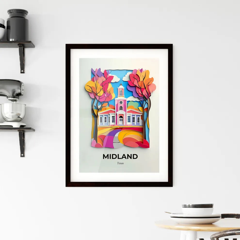 Vivid Midland, Texas, Framed Wall Art