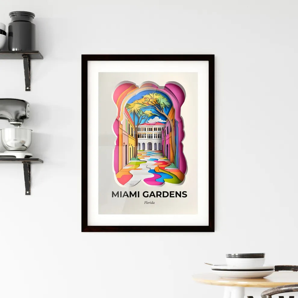 Vivid Miami Gardens, Florida, Framed Wall Art