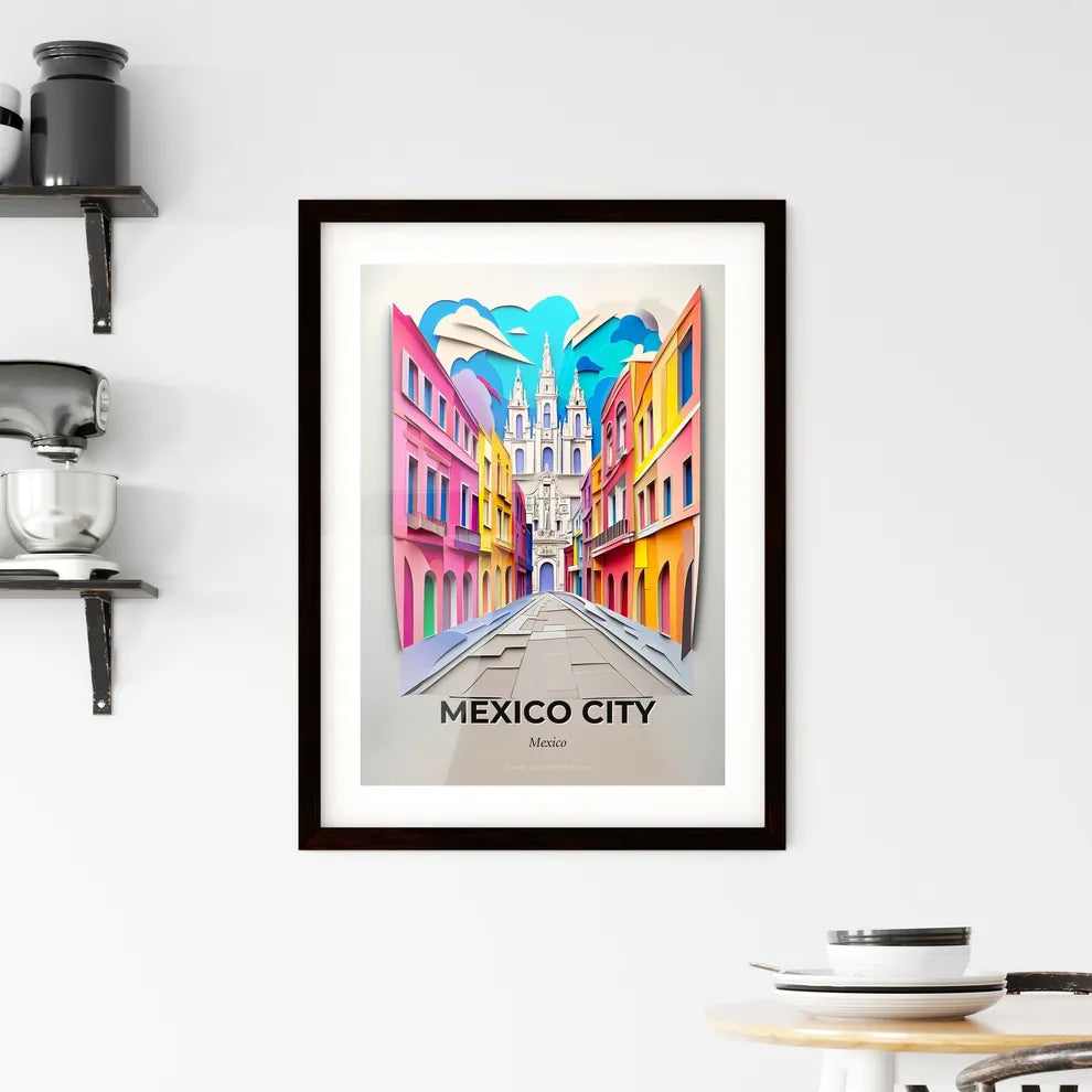 Vivid Mexico City, Mexico, Framed Wall Art