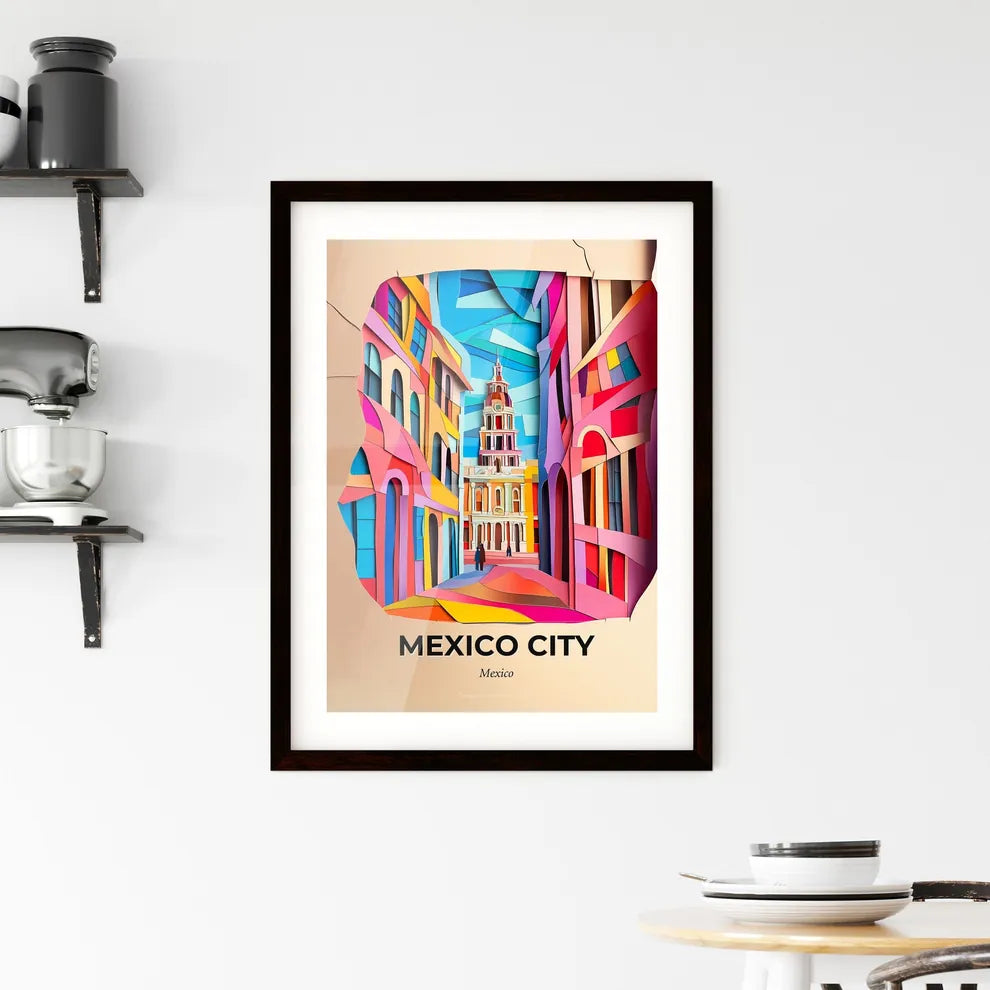 Vivid Mexico City, Mexico, Framed Wall Art