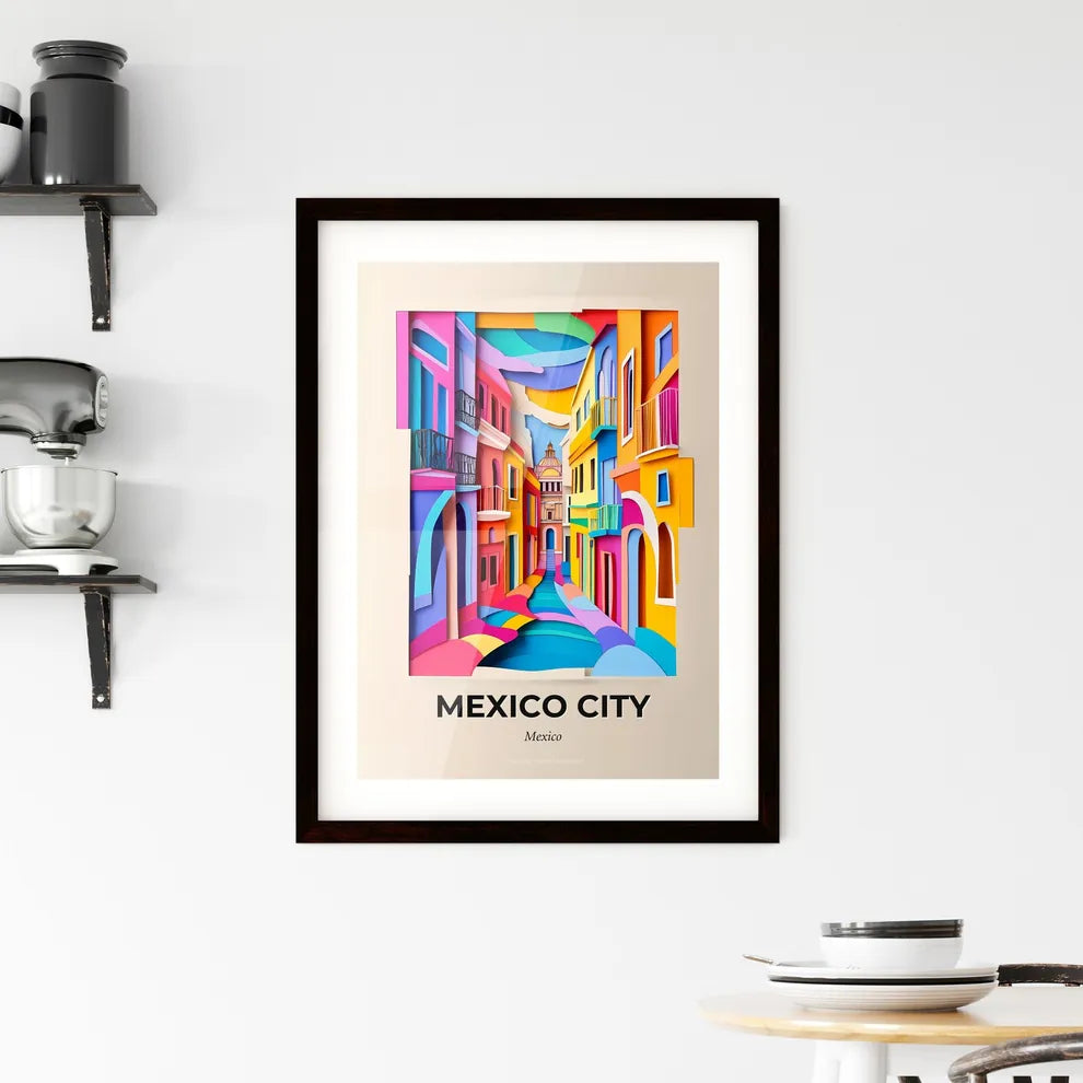 Vivid Mexico City, Mexico, Framed Wall Art