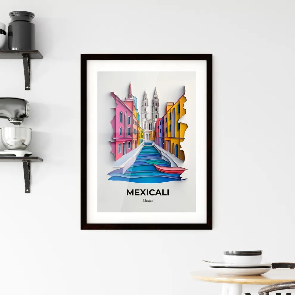 Vivid Mexicali, Mexico, Framed Wall Art