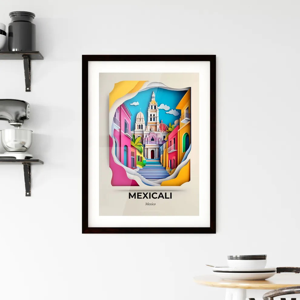 Vivid Mexicali, Mexico, Framed Wall Art
