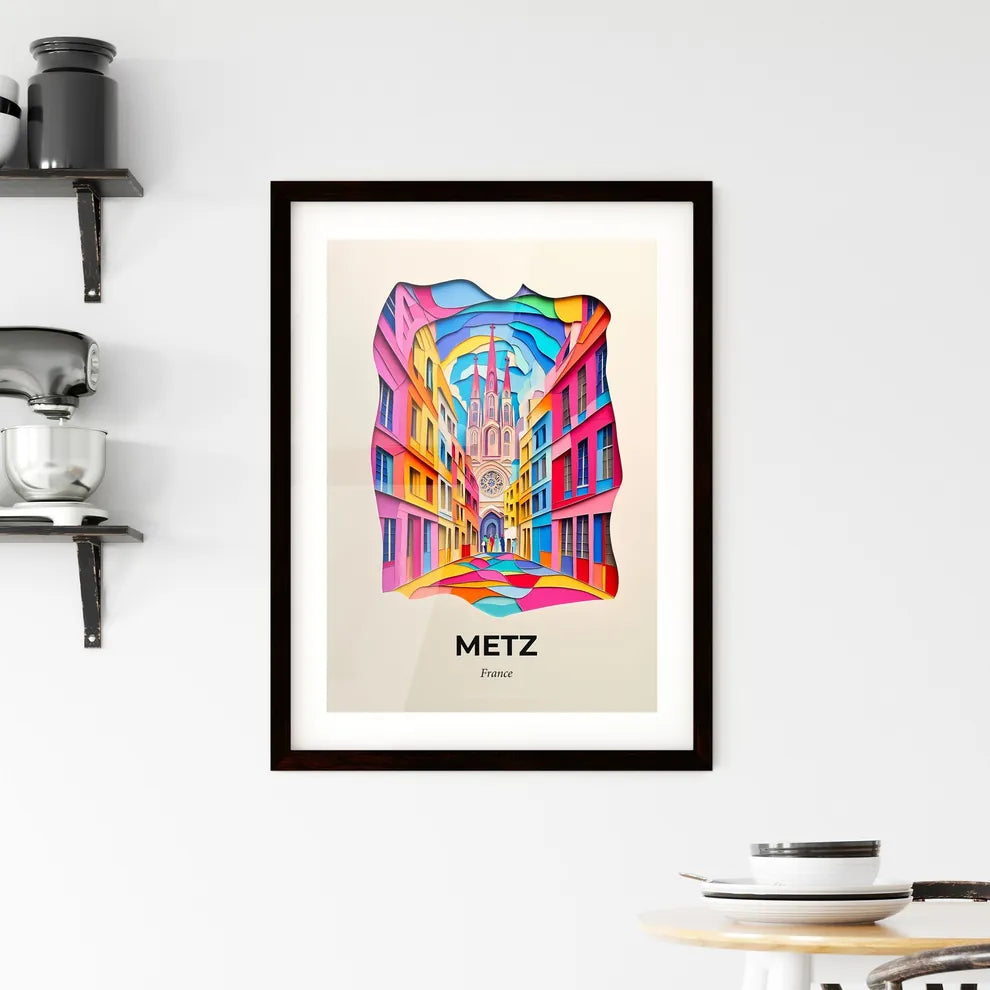 Vivid Metz, France, Framed Wall Art