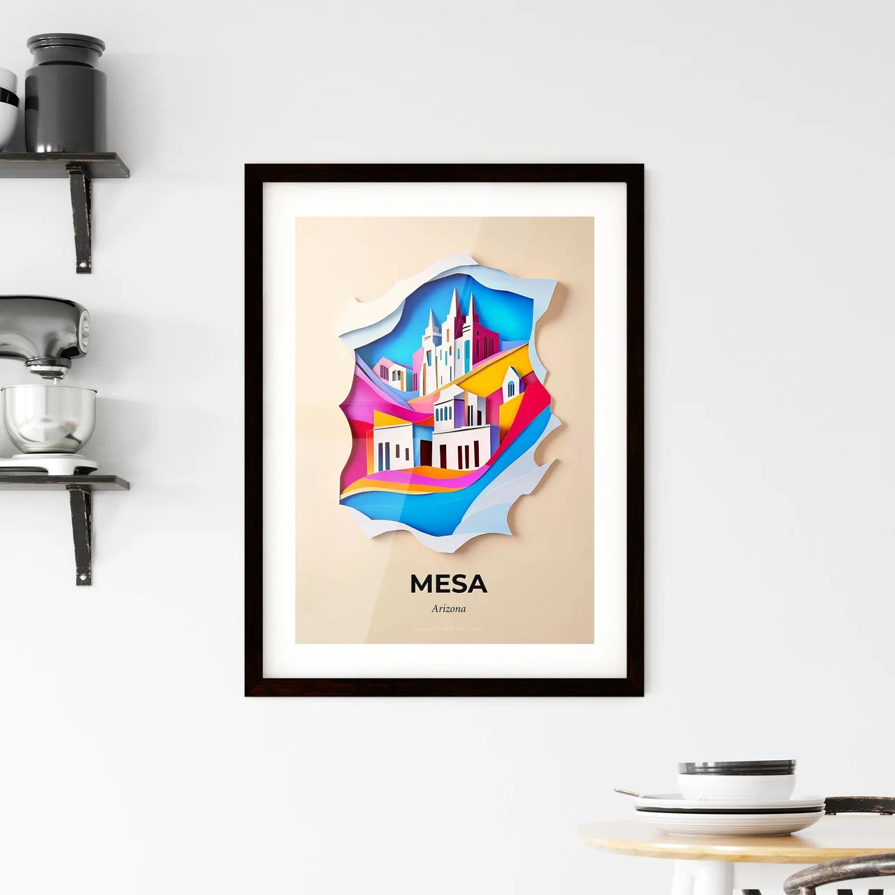 Vivid Mesa, Arizona, Framed Wall Art