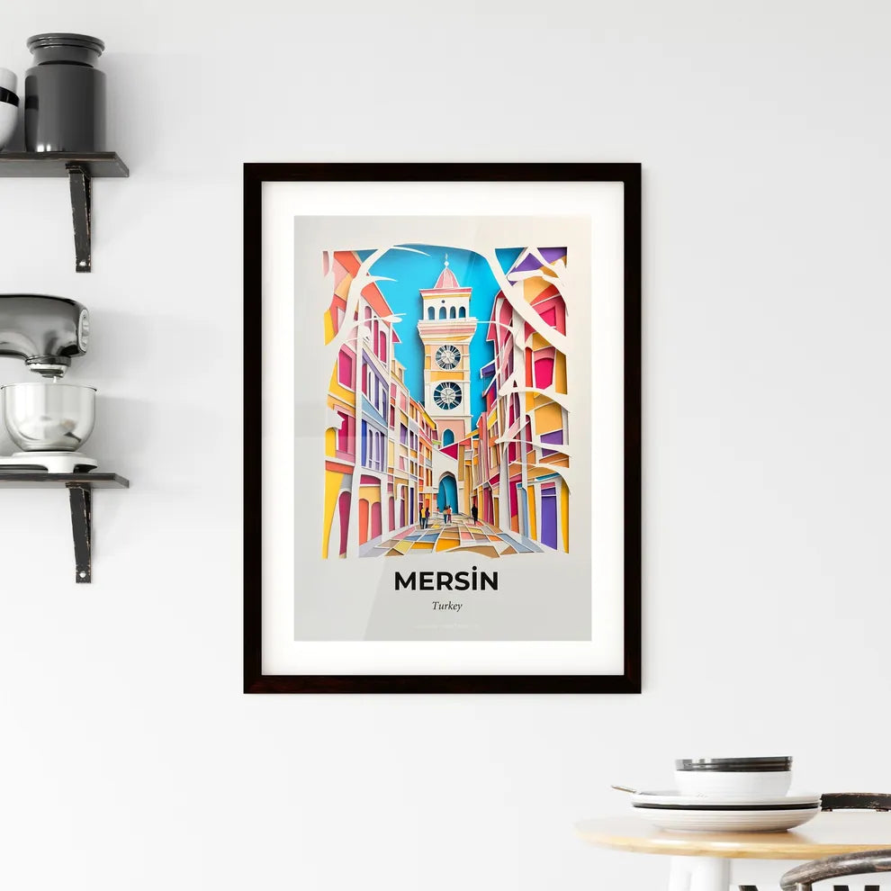 Vivid Mersin, Turkey, Framed Wall Art