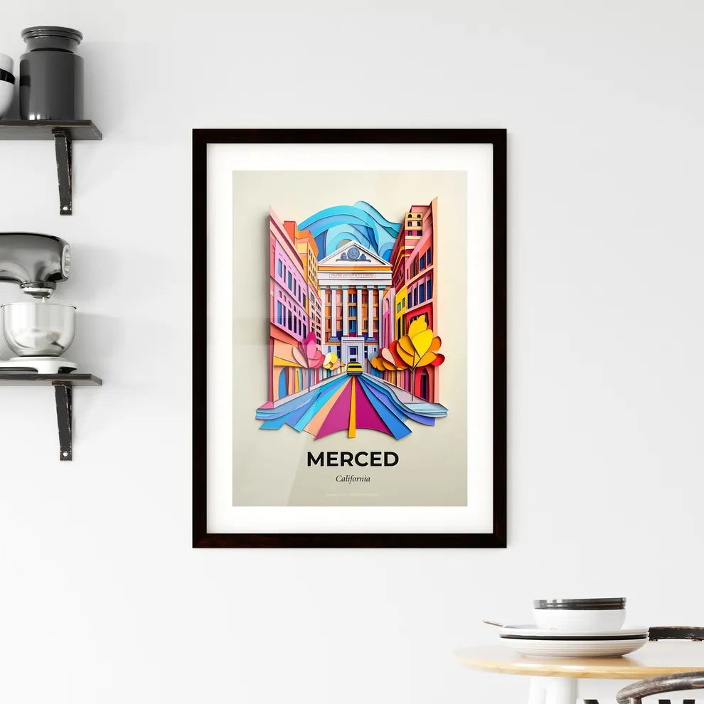 Vivid Merced, California, Framed Wall Art