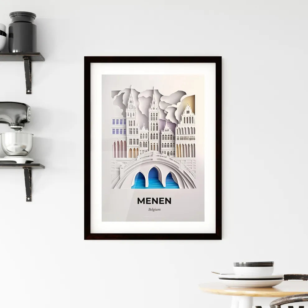 Vivid Menen , Belgium, Framed Wall Art