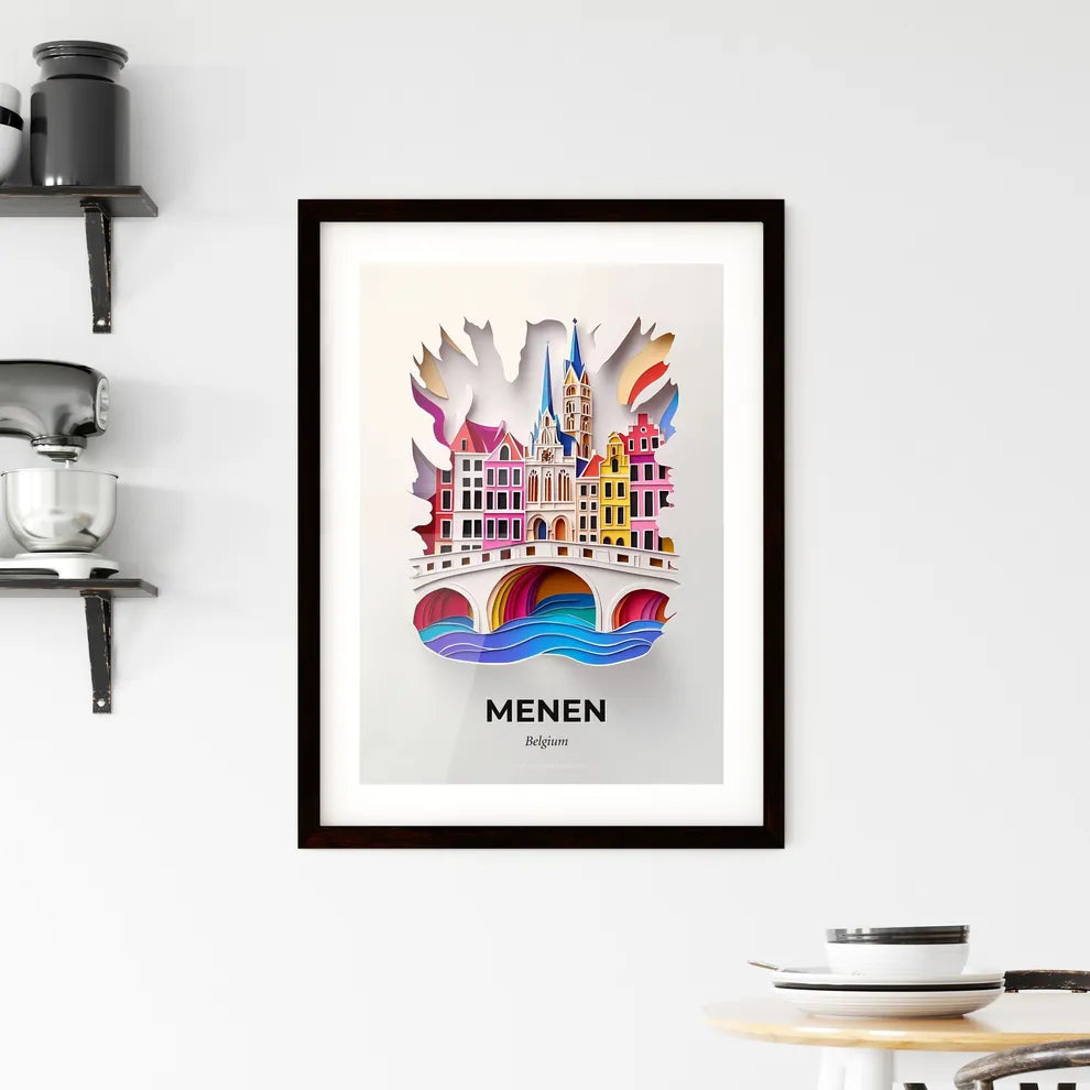 Vivid Menen , Belgium, Framed Wall Art