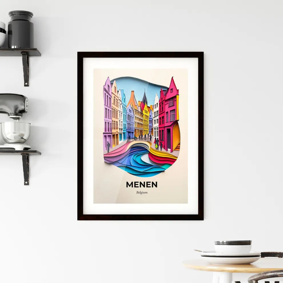 Vivid Menen , Belgium, Framed Wall Art