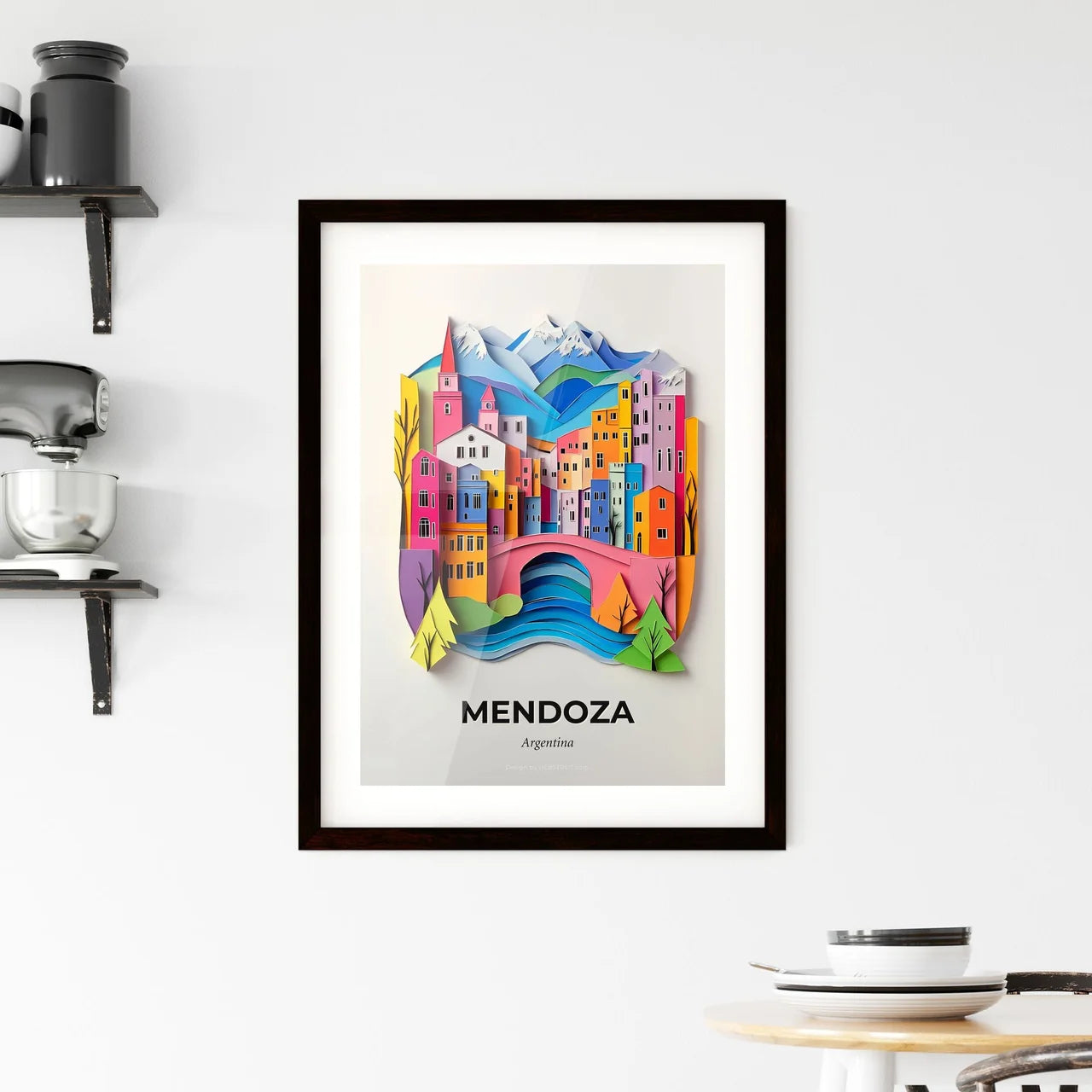 Vivid Mendoza, Argentina, Framed Wall Art