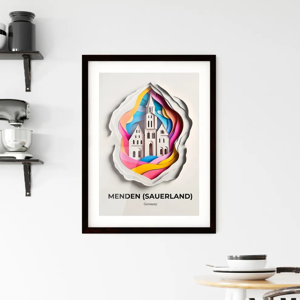 Vivid Menden (Sauerland), Germany, Framed Wall Art