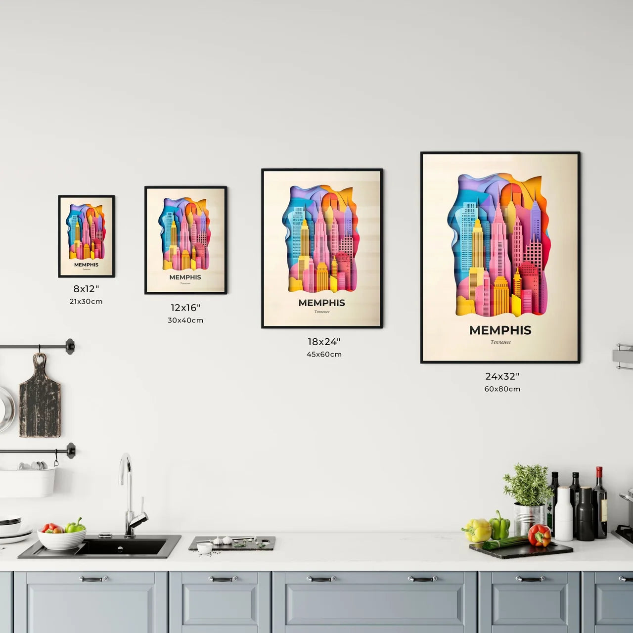 Vivid Memphis, Tennessee, Kitchen Art