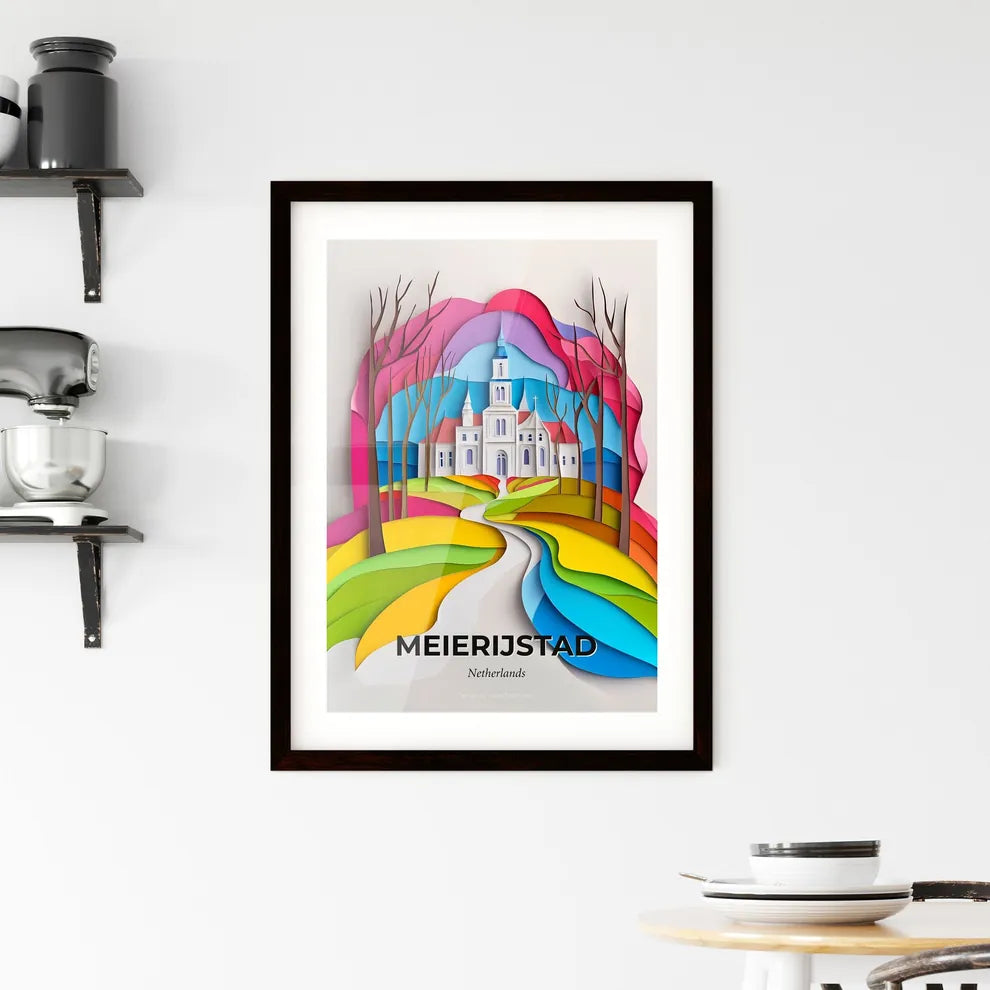 Vivid Meierijstad, Netherlands, Framed Wall Art