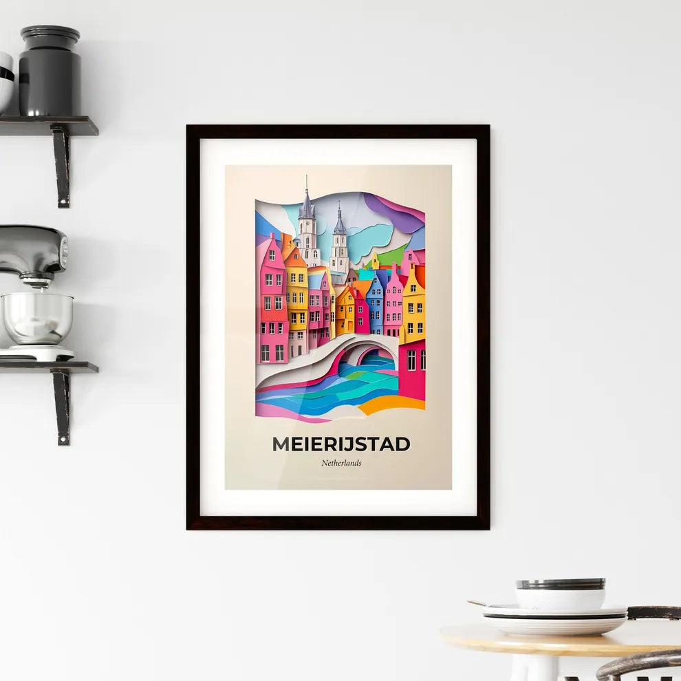Vivid Meierijstad, Netherlands, Framed Wall Art