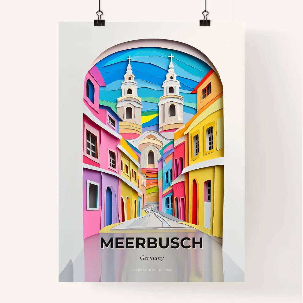 Vivid Meerbusch, Germany, Colorful Poster