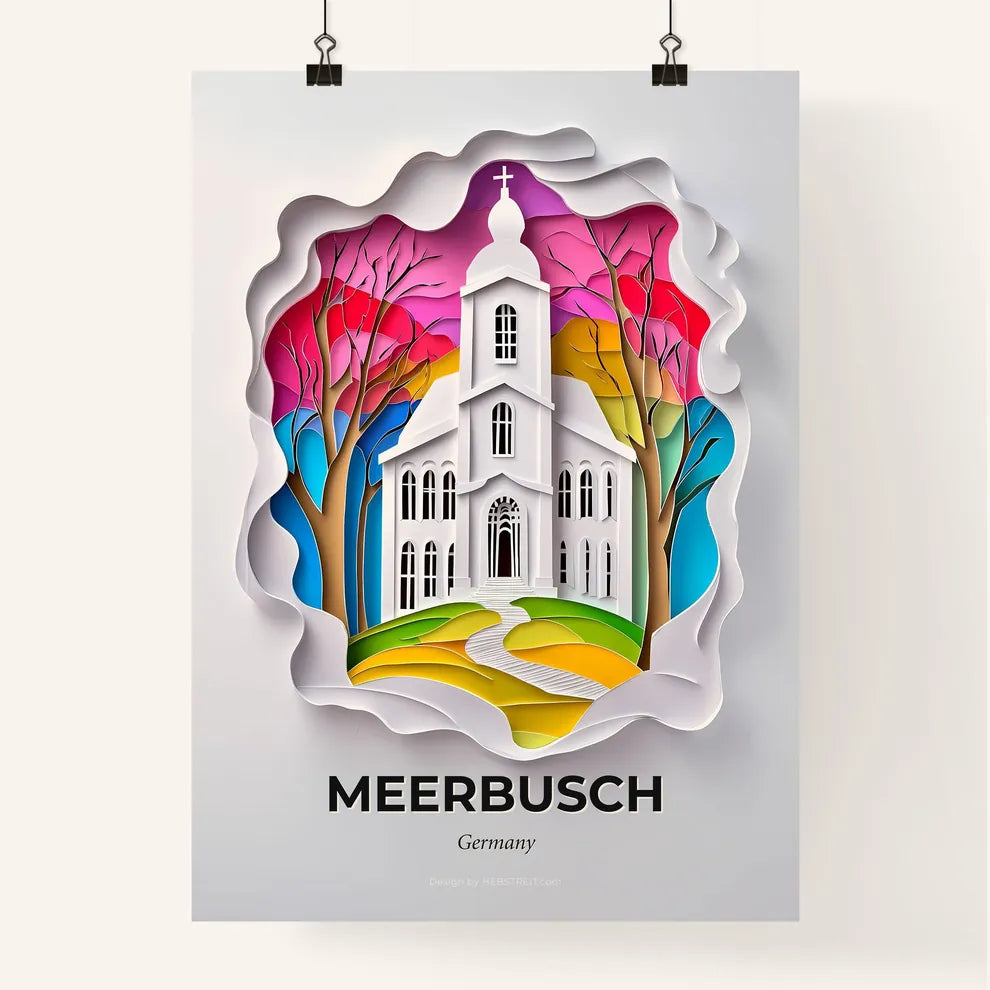 Vivid Meerbusch, Germany, Colorful Poster